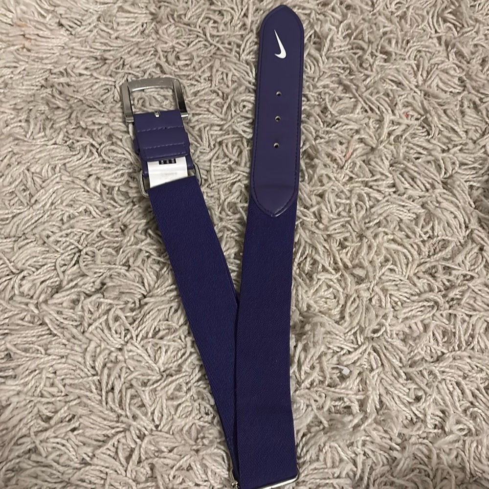 Purple nike baseball belt